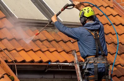 Démoussage et hydrofuge de toiture à Canouville